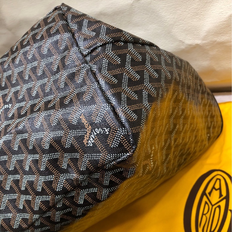 Goyard 戈雅 黑色大号购物袋-7