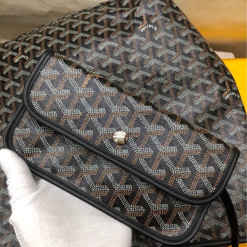 Goyard 戈雅 黑色大号购物袋-8