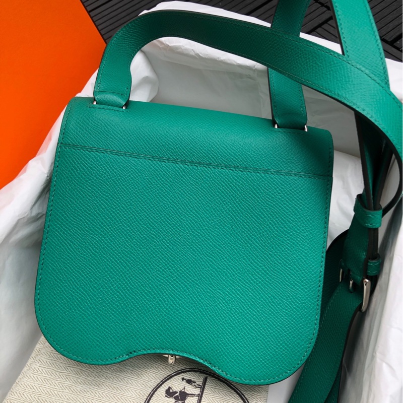 Hermes 爱马仕 帝王绿Della mini 屁股包 B刻-2
