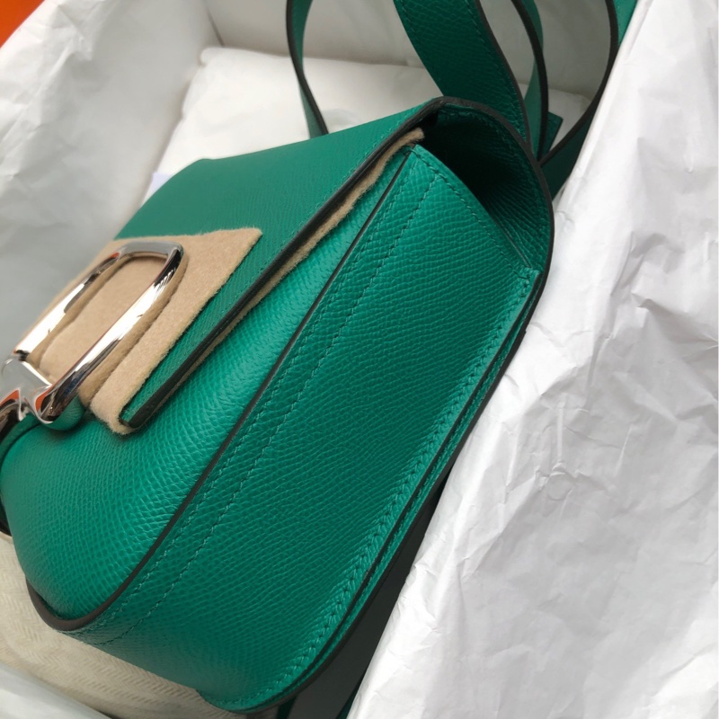 Hermes 爱马仕 帝王绿Della mini 屁股包 B刻-6