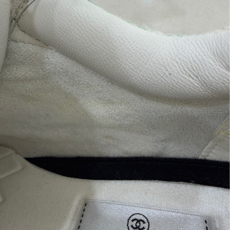 香奈兒 Chanel 毛呢鞋 淺綠色運動球鞋-18