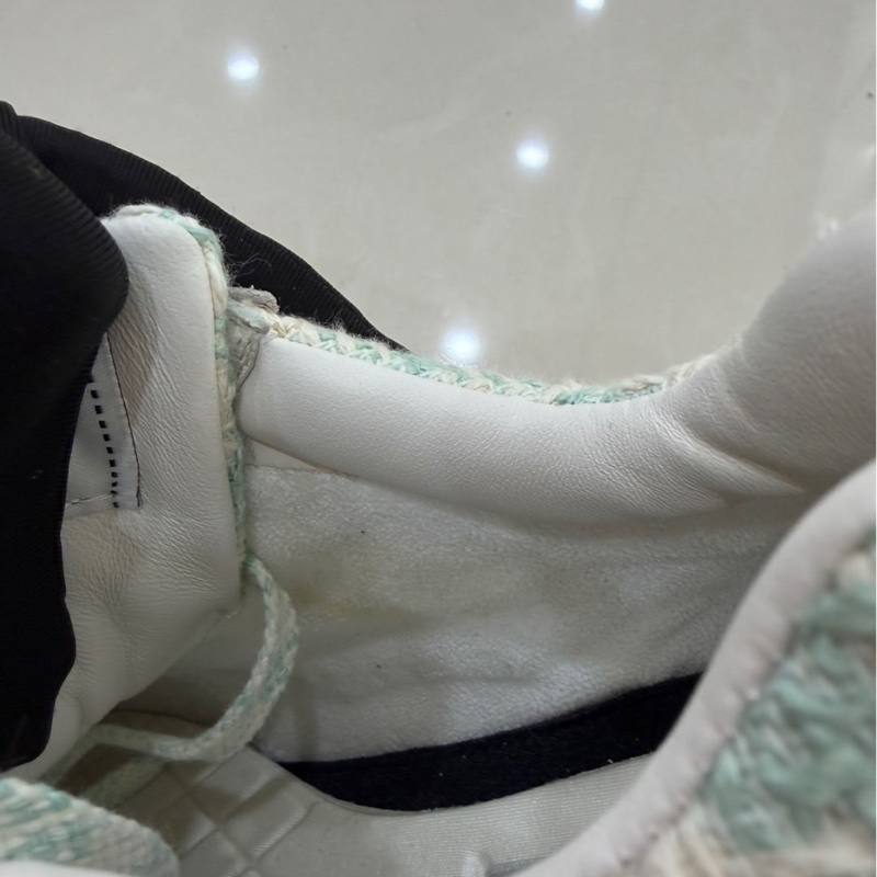 香奈兒 Chanel 毛呢鞋 淺綠色運動球鞋-32