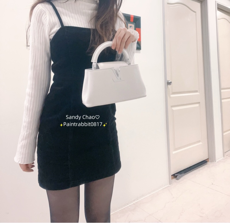 ෆ LV Capucines East-West Mini高訂款✨白月光-7