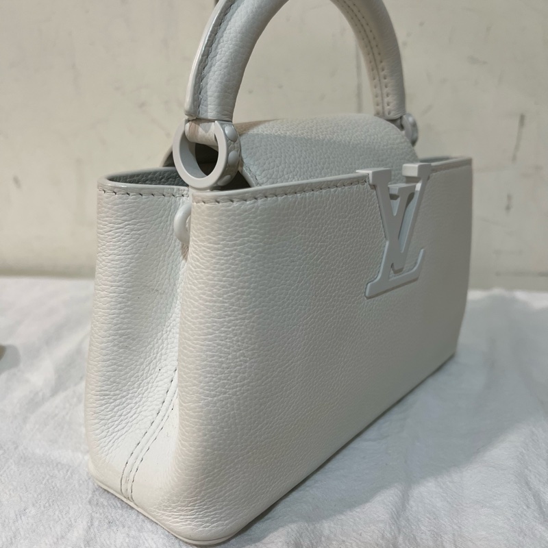 ෆ LV Capucines East-West Mini高訂款✨白月光-11