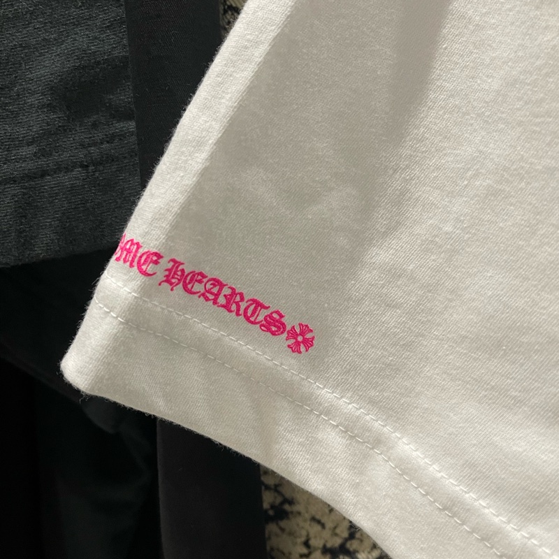 Chrome Hearts 粉色馬蹄印花 短T 克羅心 XL-4