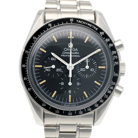 歐米茄超霸系列男士不鏽鋼自動計時腕錶，不防水，已翻新