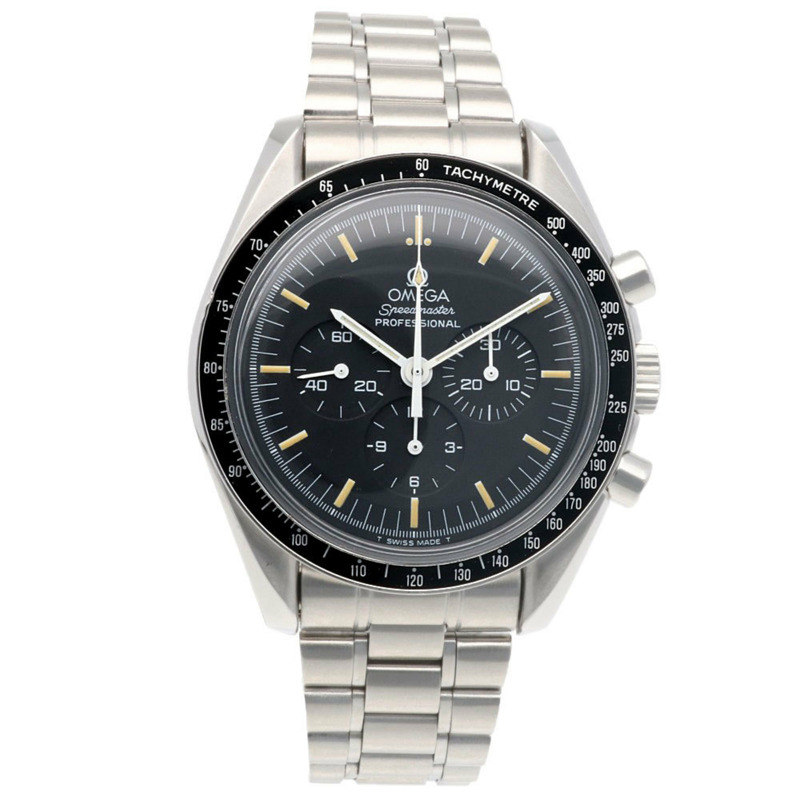 歐米茄超霸系列男士不鏽鋼自動計時腕錶，不防水，已翻新-7