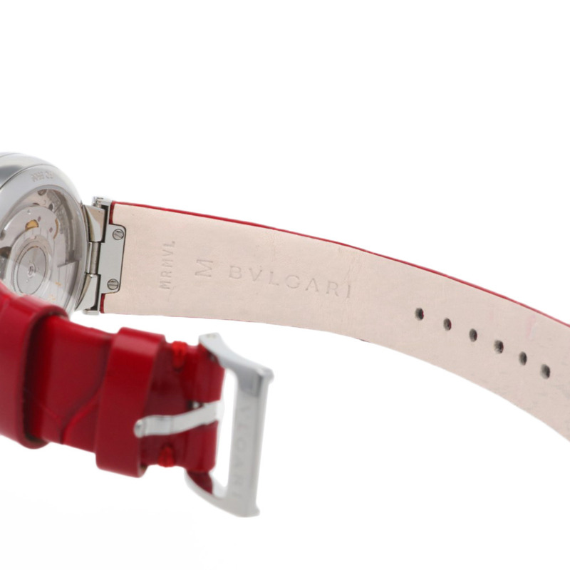 寶格麗 Lucea 不鏽鋼腕錶 LU33C2SLD/11 自動上鍊女士腕錶，寶格麗粉色錶殼，鑲嵌 11 顆鑽石，已翻新-8