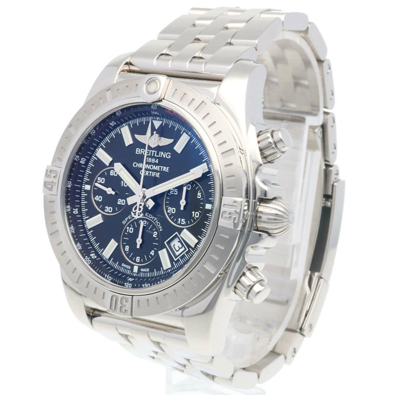 百年靈 Chronomat 腕錶，不鏽鋼材質，AB0115，自動機械，男士腕錶，日本限定，已翻新-2