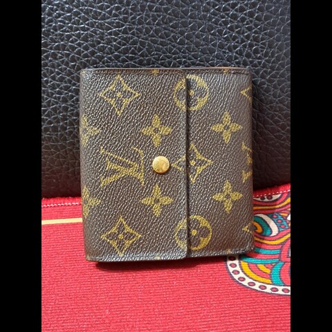 極美／日本二手／LV3折層中夾／內有零錢袋