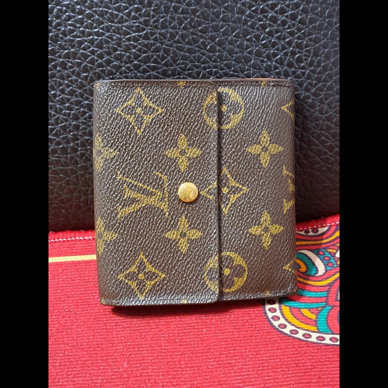 極美／日本二手／LV3折層中夾／內有零錢袋-0