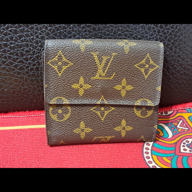 極美／日本二手／LV3折層中夾／內有零錢袋-2