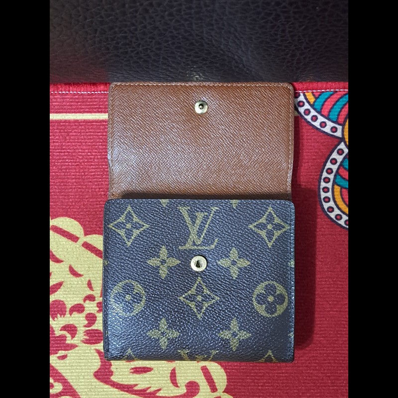 極美／日本二手／LV3折層中夾／內有零錢袋-5