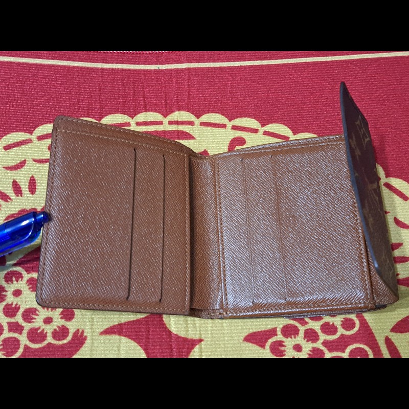 極美／日本二手／LV3折層中夾／內有零錢袋-9