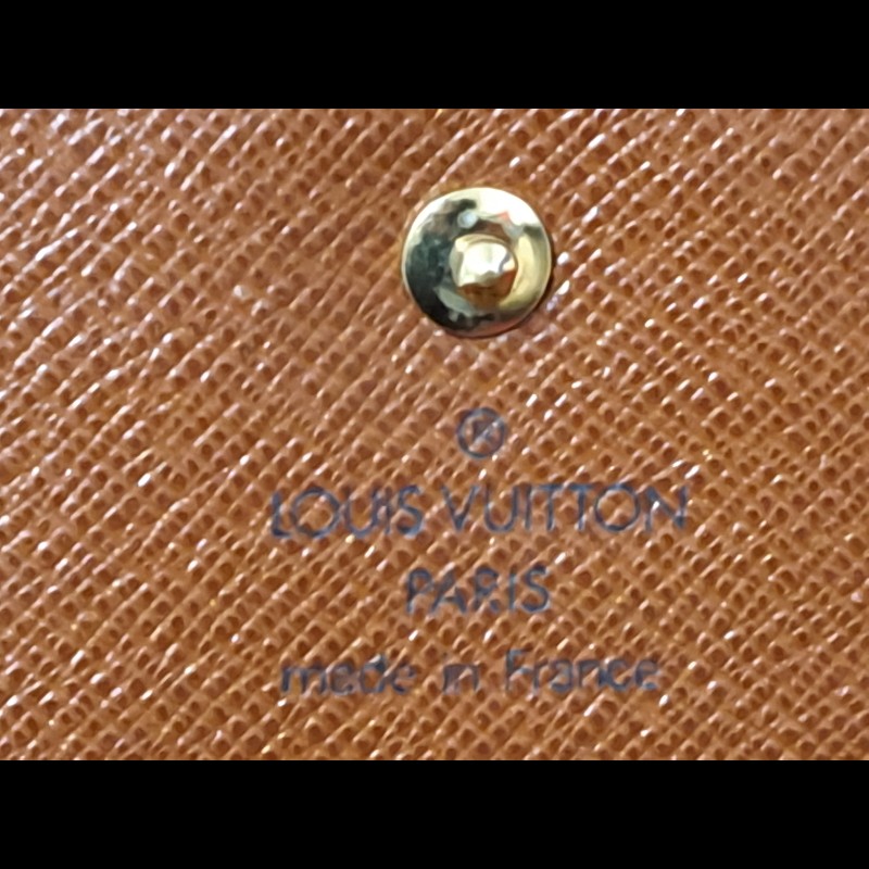 極美／日本二手／LV3折層中夾／內有零錢袋-11