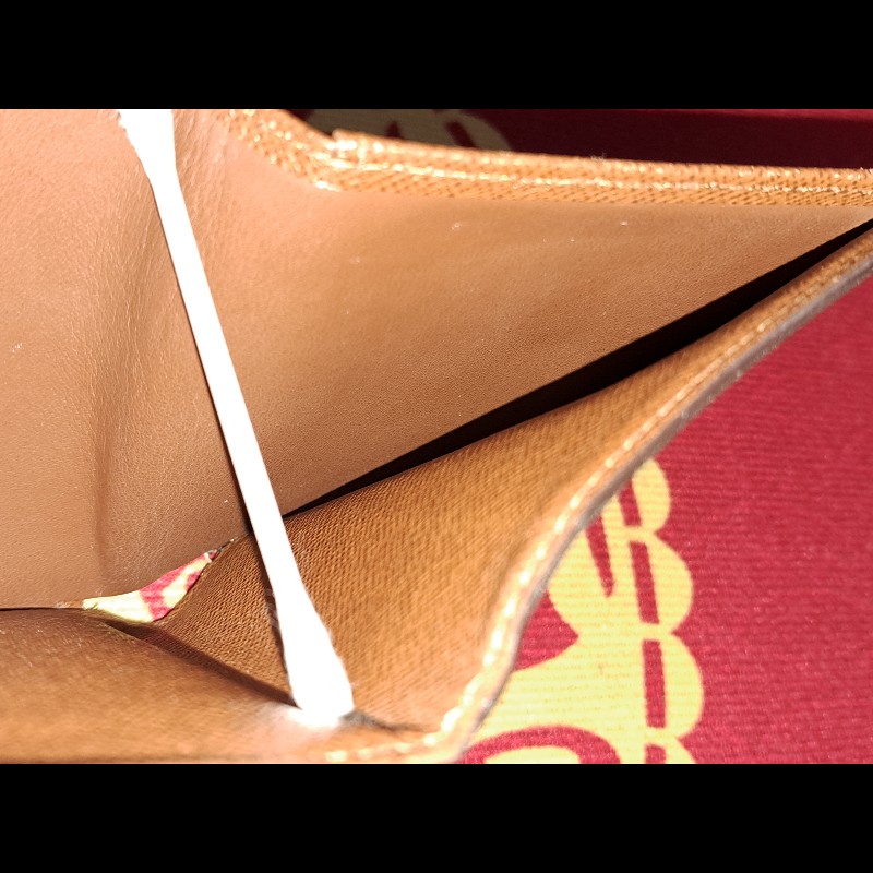 極美／日本二手／LV3折層中夾／內有零錢袋-17