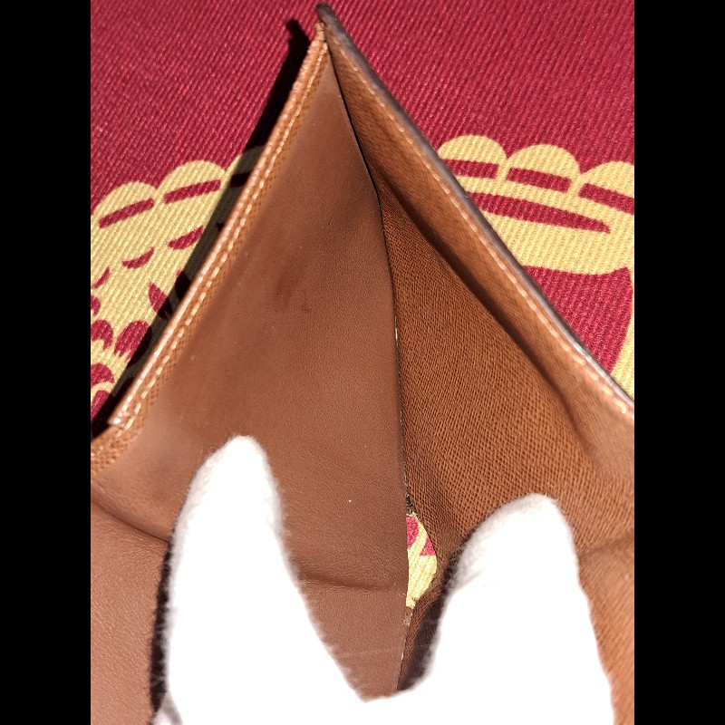 極美／日本二手／LV3折層中夾／內有零錢袋-19