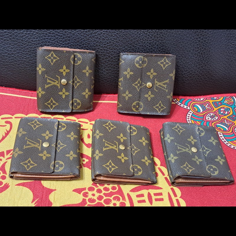 極美／日本二手／LV3折層中夾／內有零錢袋-22