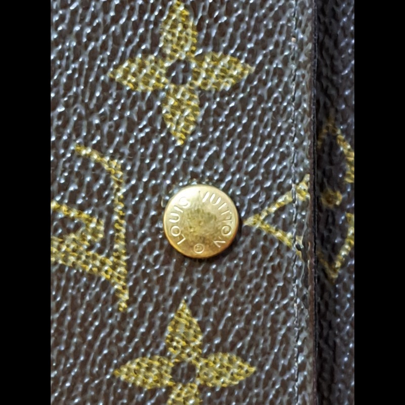 極美／日本二手／LV3折層中夾／內有零錢袋-26