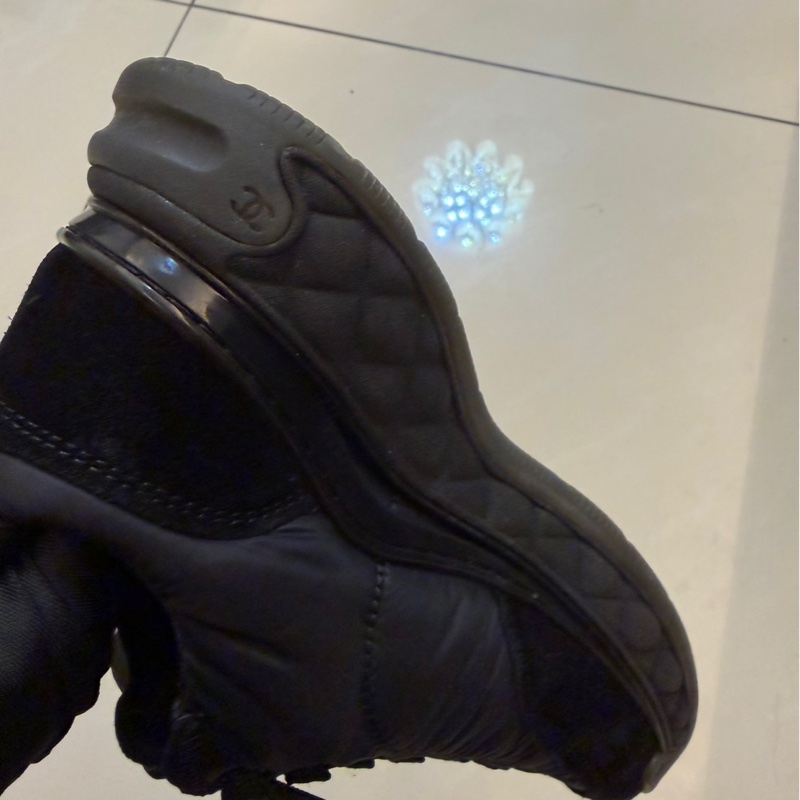 Chanel香奈兒 全黑秋冬運動鞋-13