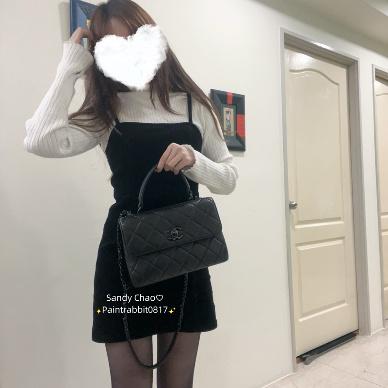 ෆ Chanel Trendy CC 黑武士🈶購證-3