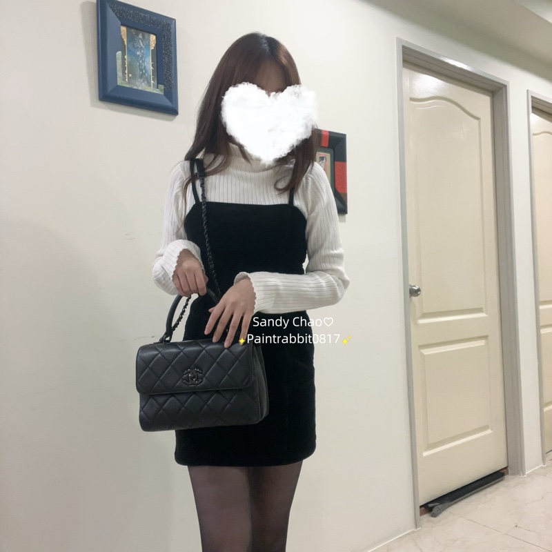 ෆ Chanel Trendy CC 黑武士🈶購證-4