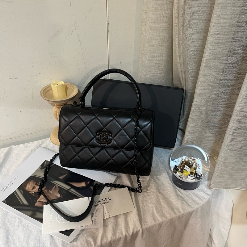 ෆ Chanel Trendy CC 黑武士🈶購證-6