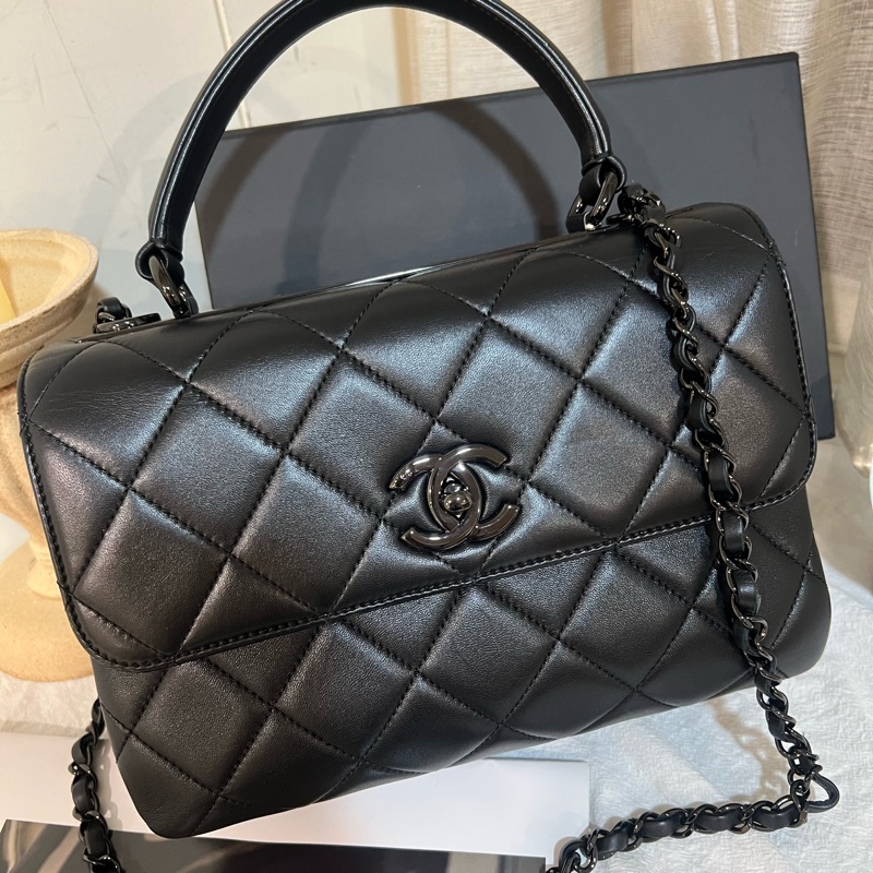 ෆ Chanel Trendy CC 黑武士🈶購證-7