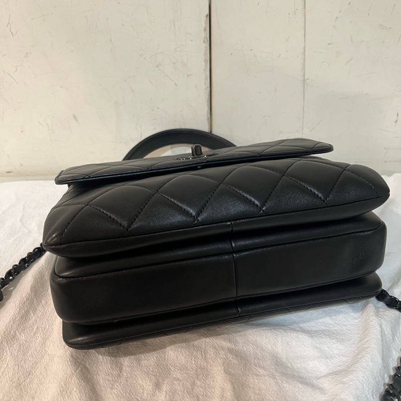 ෆ Chanel Trendy CC 黑武士🈶購證-11