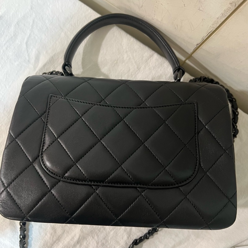 ෆ Chanel Trendy CC 黑武士🈶購證-13