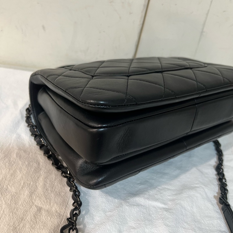 ෆ Chanel Trendy CC 黑武士🈶購證-14