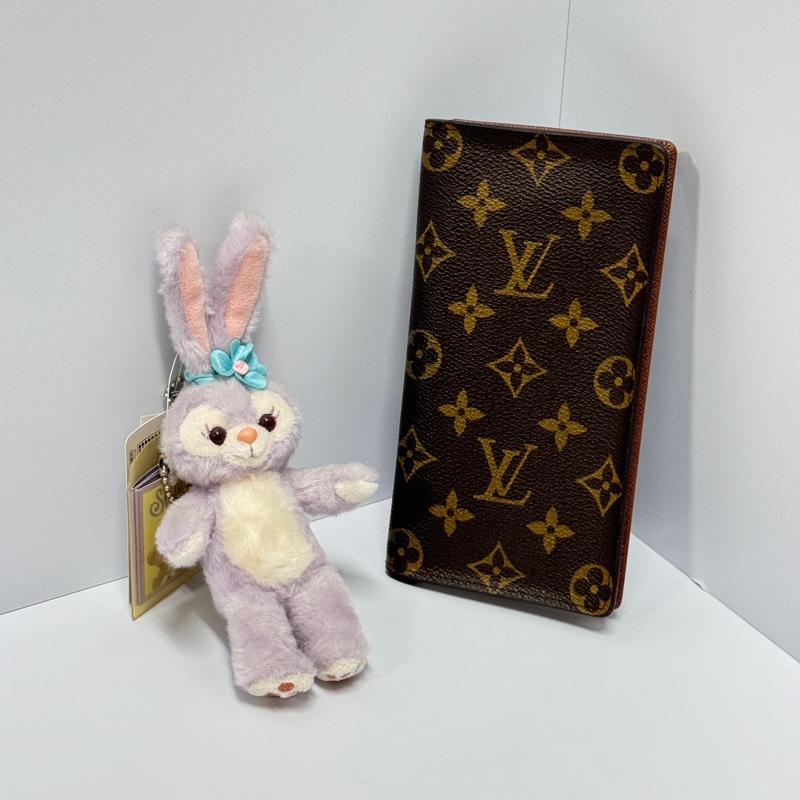 （極新💝） LV 經典老花 對開長夾 專櫃21800！-1