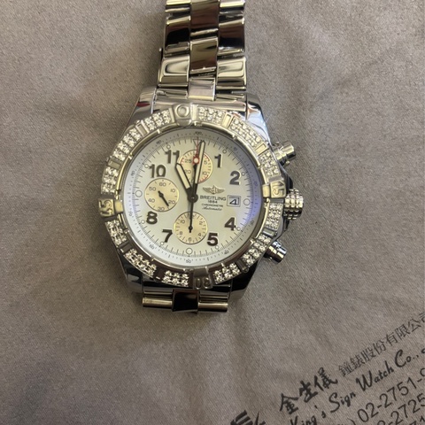 BREITLING1884 原鑲鑽 男錶