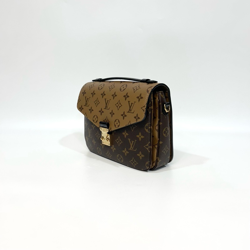 🥨路易威登郵差包LV原花雙色下蓋Pochette Metis郵差包M44876-6