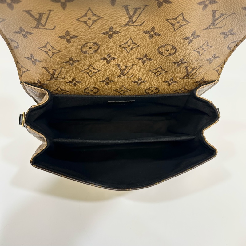 🥨路易威登郵差包LV原花雙色下蓋Pochette Metis郵差包M44876-11