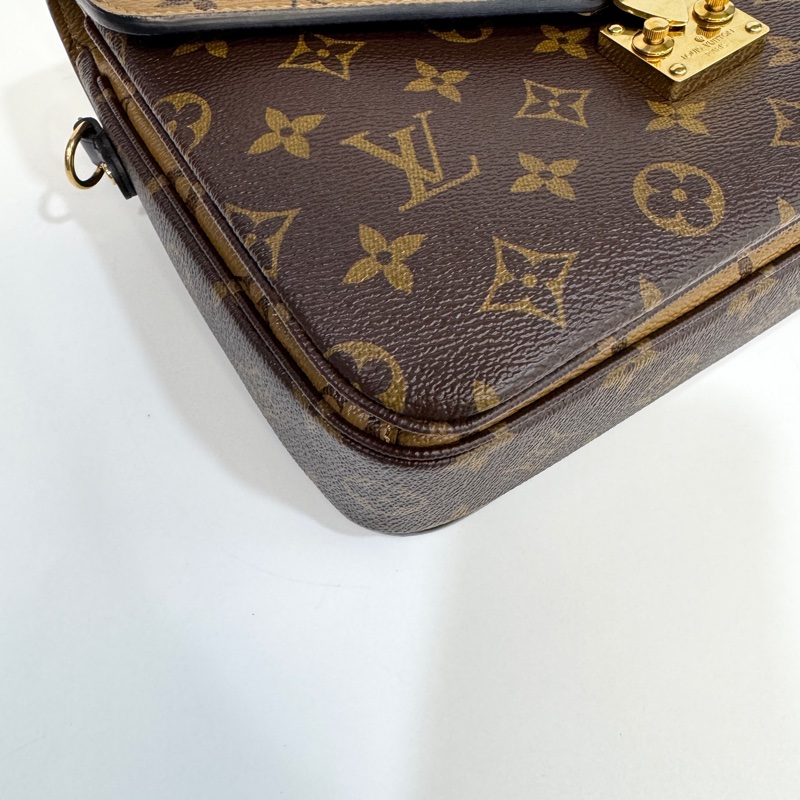 🥨路易威登郵差包LV原花雙色下蓋Pochette Metis郵差包M44876-14