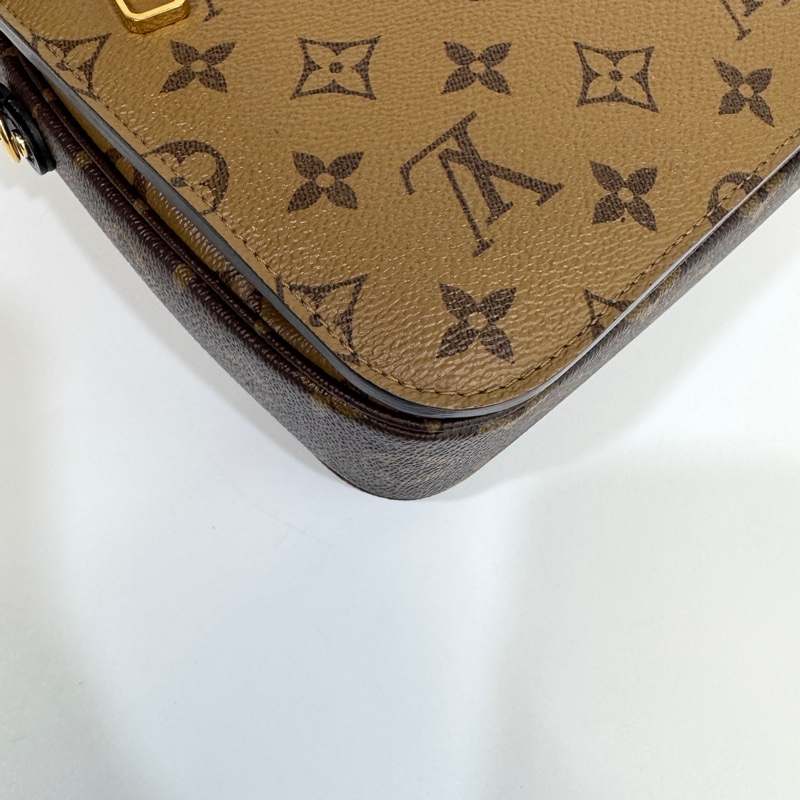 🥨路易威登郵差包LV原花雙色下蓋Pochette Metis郵差包M44876-16