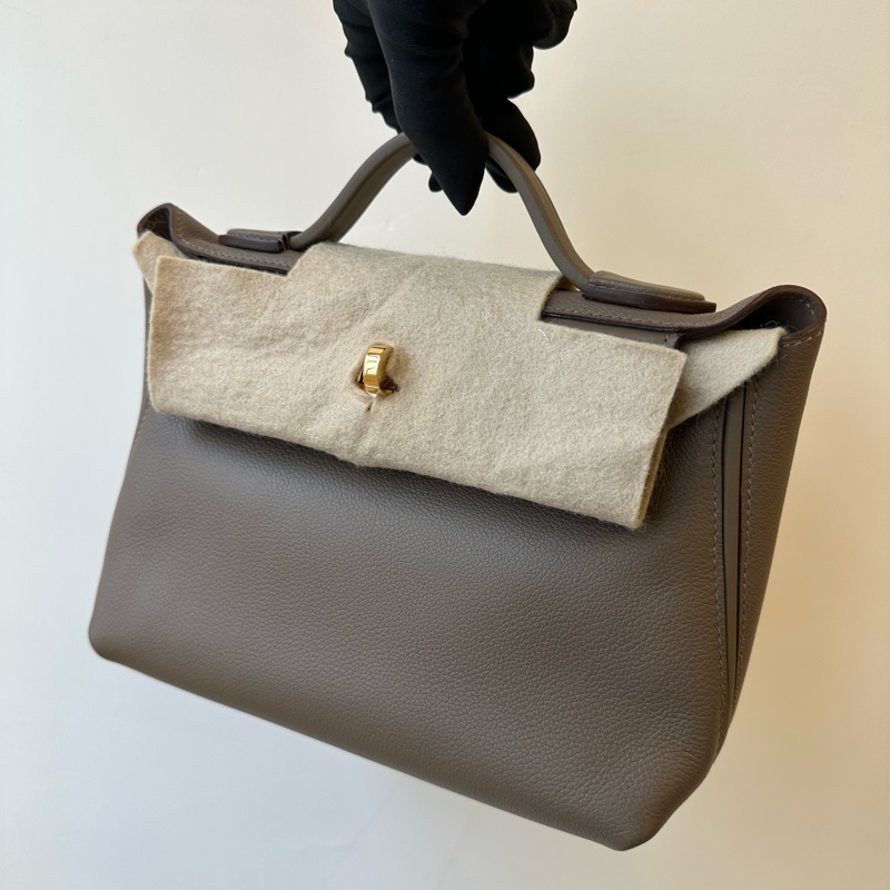 Hermès/愛馬仕 mini 2424 大象灰銀扣 W刻-6