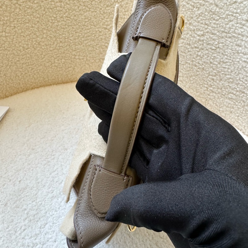 Hermès/愛馬仕 mini 2424 大象灰銀扣 W刻-9