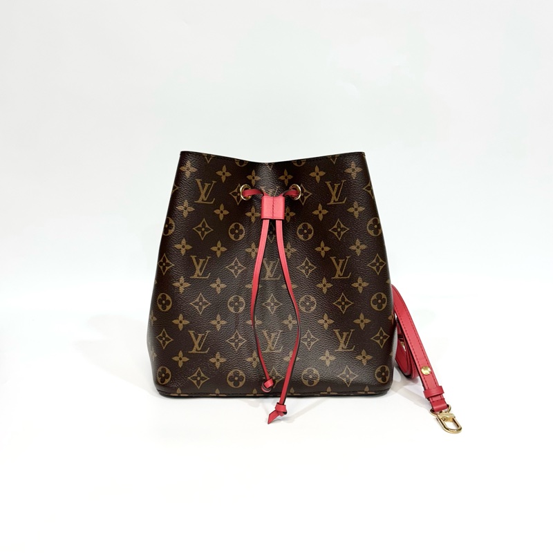 ❤️路易威登水桶包LV原花紅內裏NeoNoe MM束口水桶包M44021-1