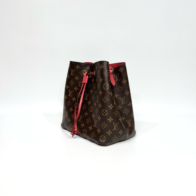 ❤️路易威登水桶包LV原花紅內裏NeoNoe MM束口水桶包M44021-3