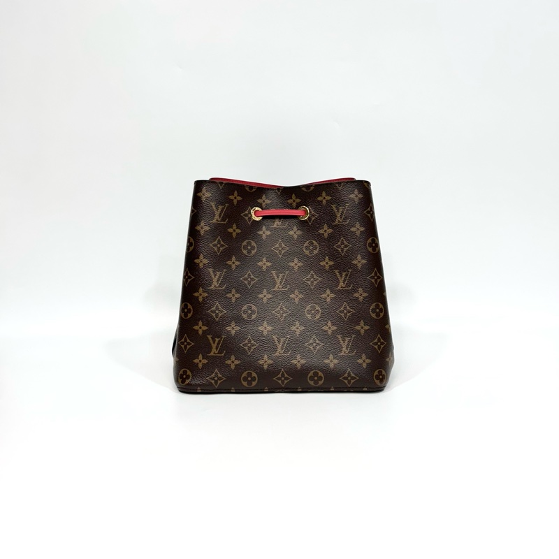 ❤️路易威登水桶包LV原花紅內裏NeoNoe MM束口水桶包M44021-4