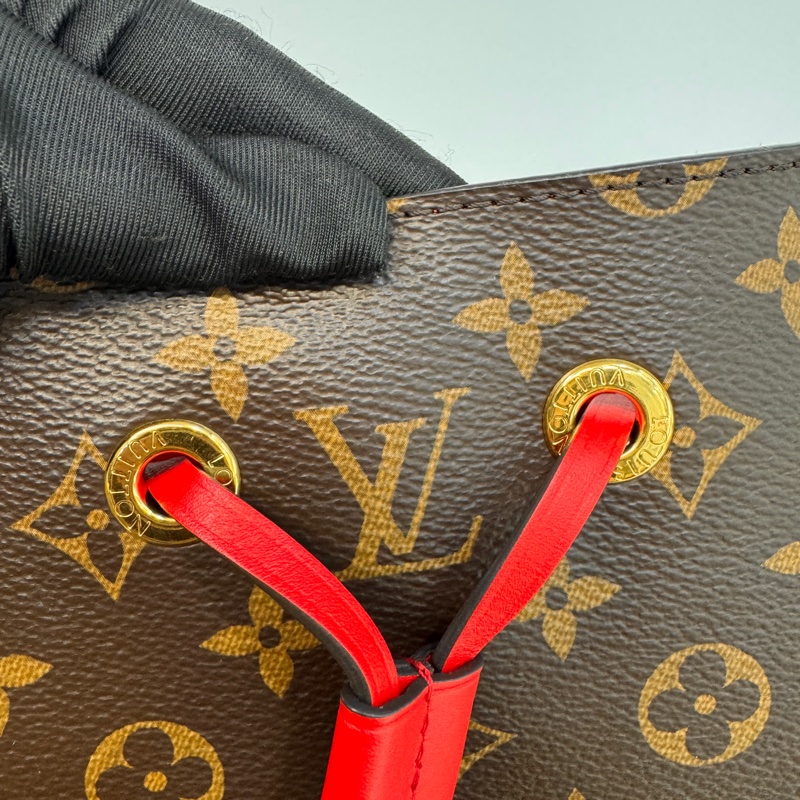 ❤️路易威登水桶包LV原花紅內裏NeoNoe MM束口水桶包M44021-12