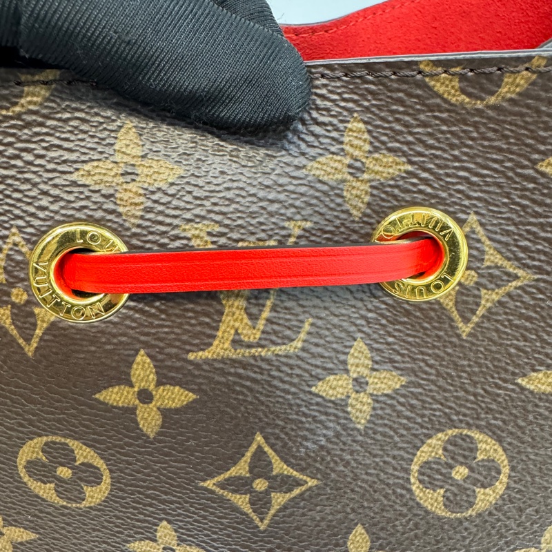 ❤️路易威登水桶包LV原花紅內裏NeoNoe MM束口水桶包M44021-13
