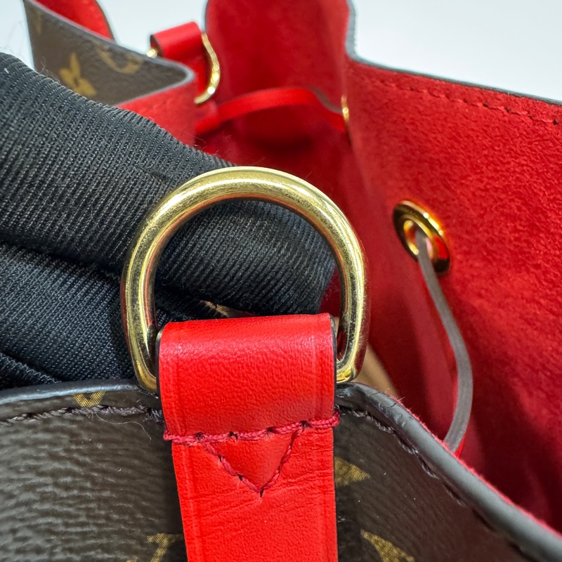 ❤️路易威登水桶包LV原花紅內裏NeoNoe MM束口水桶包M44021-14