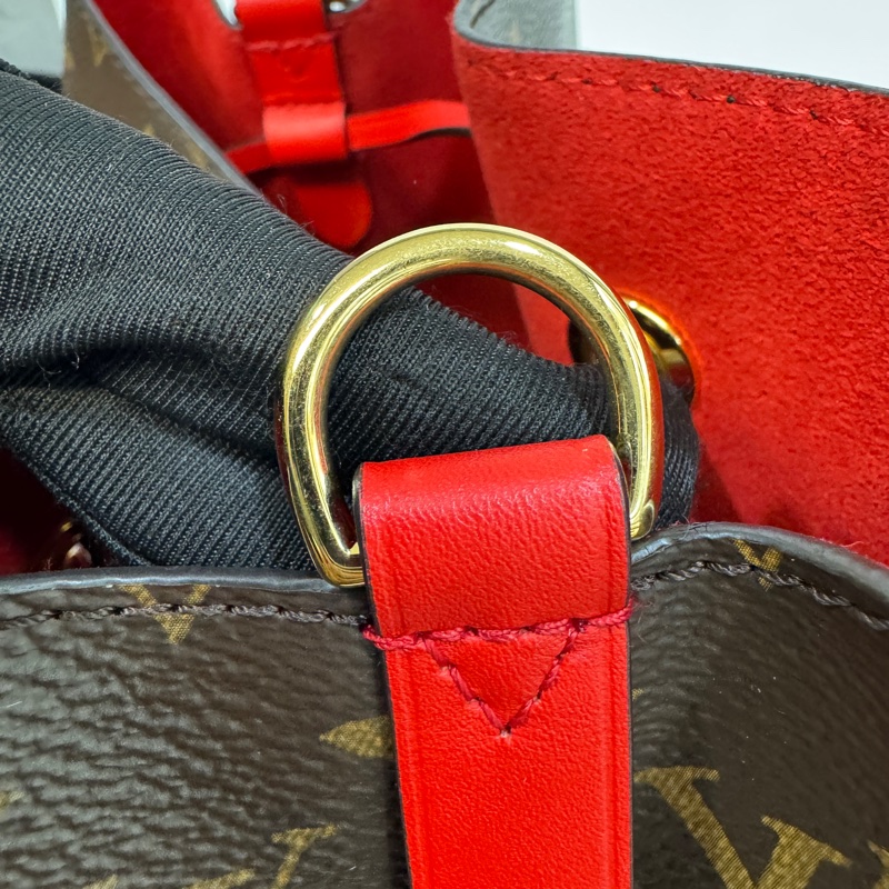 ❤️路易威登水桶包LV原花紅內裏NeoNoe MM束口水桶包M44021-15