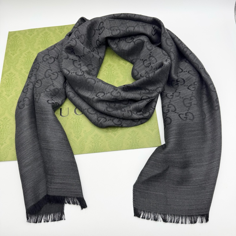GUCCI 古馳 經典 GG Monogram 圍巾 /披肩-1
