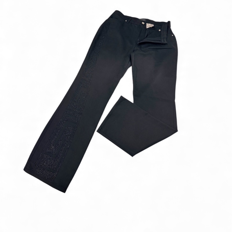 🍒VERSACE 黑直筒長褲size:31 /2F251215-1-1