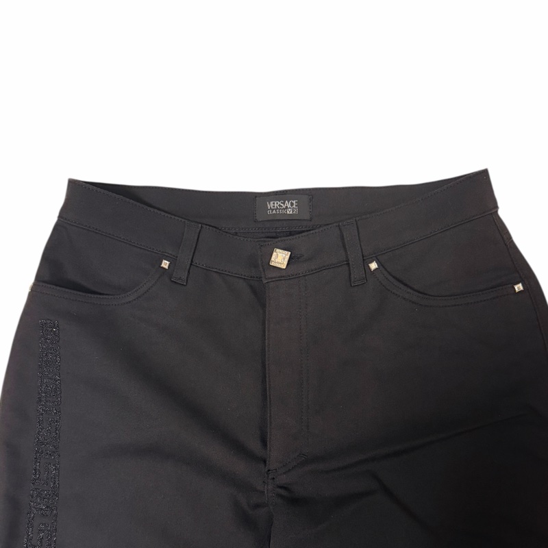 🍒VERSACE 黑直筒長褲size:31 /2F251215-1-5