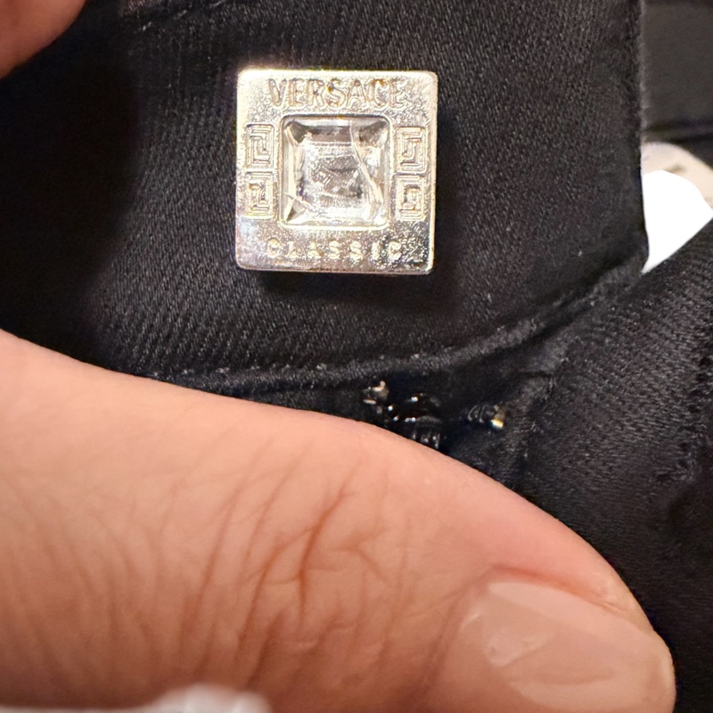 🍒VERSACE 黑直筒長褲size:31 /2F251215-1-10